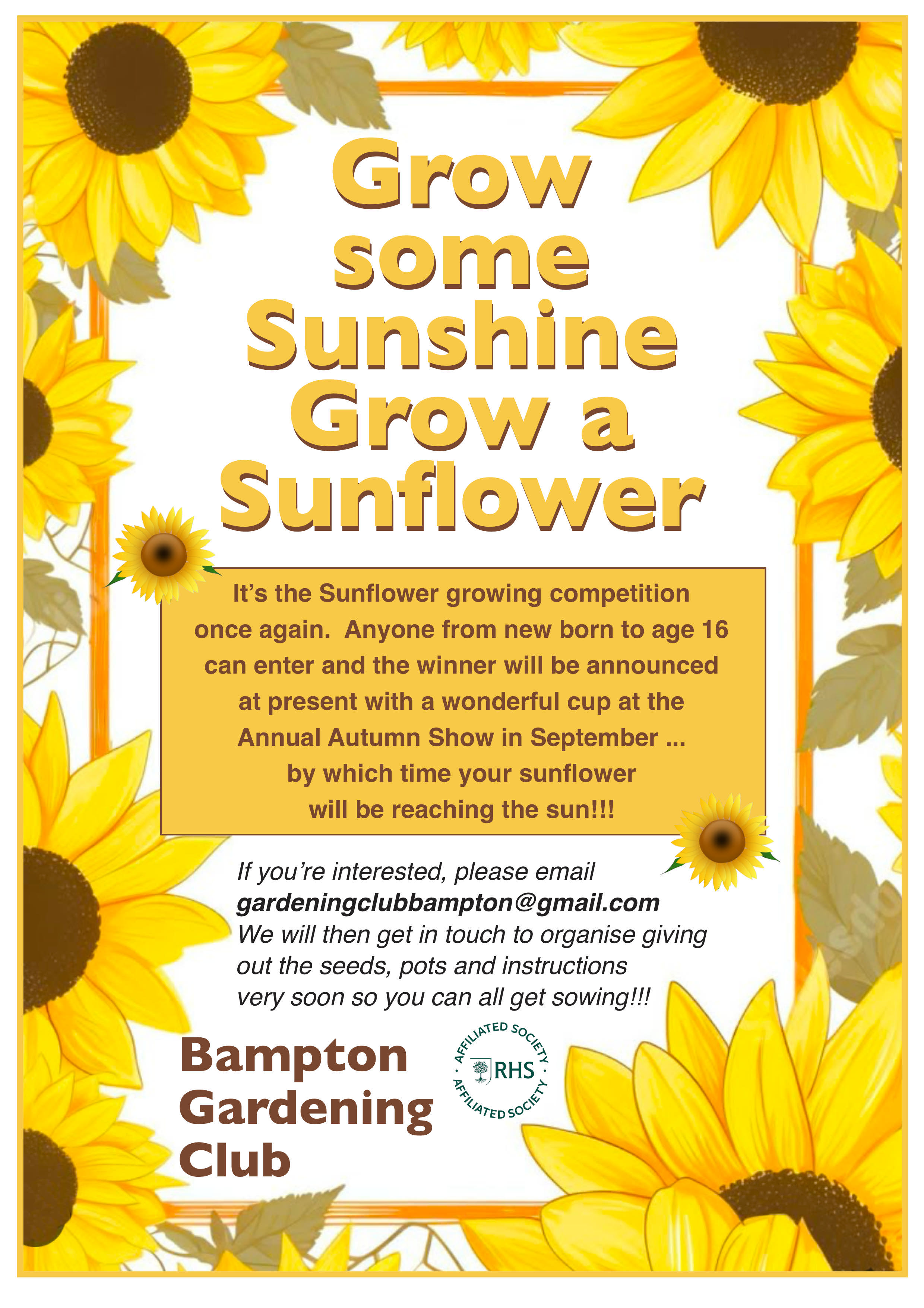 Sunflower poster-Layout 1